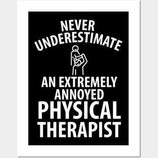 physiotherapist physical therapy gift saying funny Posters and Art